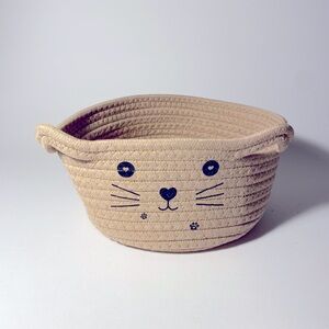 Woven Fabric Cat Basket